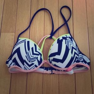 Victoria’s Secret the Fabulous patterned swim top